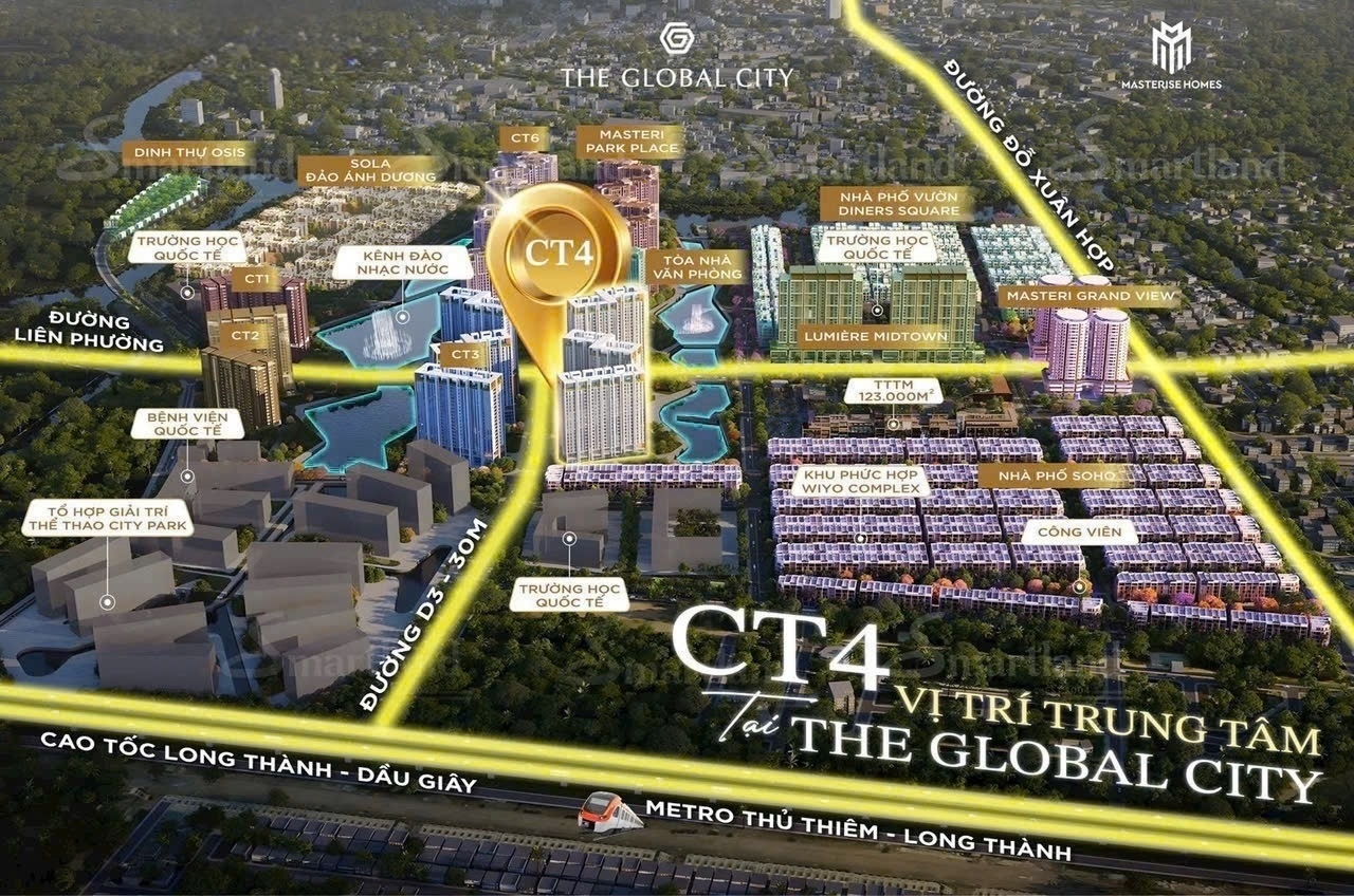 Khu Căn Hộ MASTERI COSMO CENTRAL tại The Global City